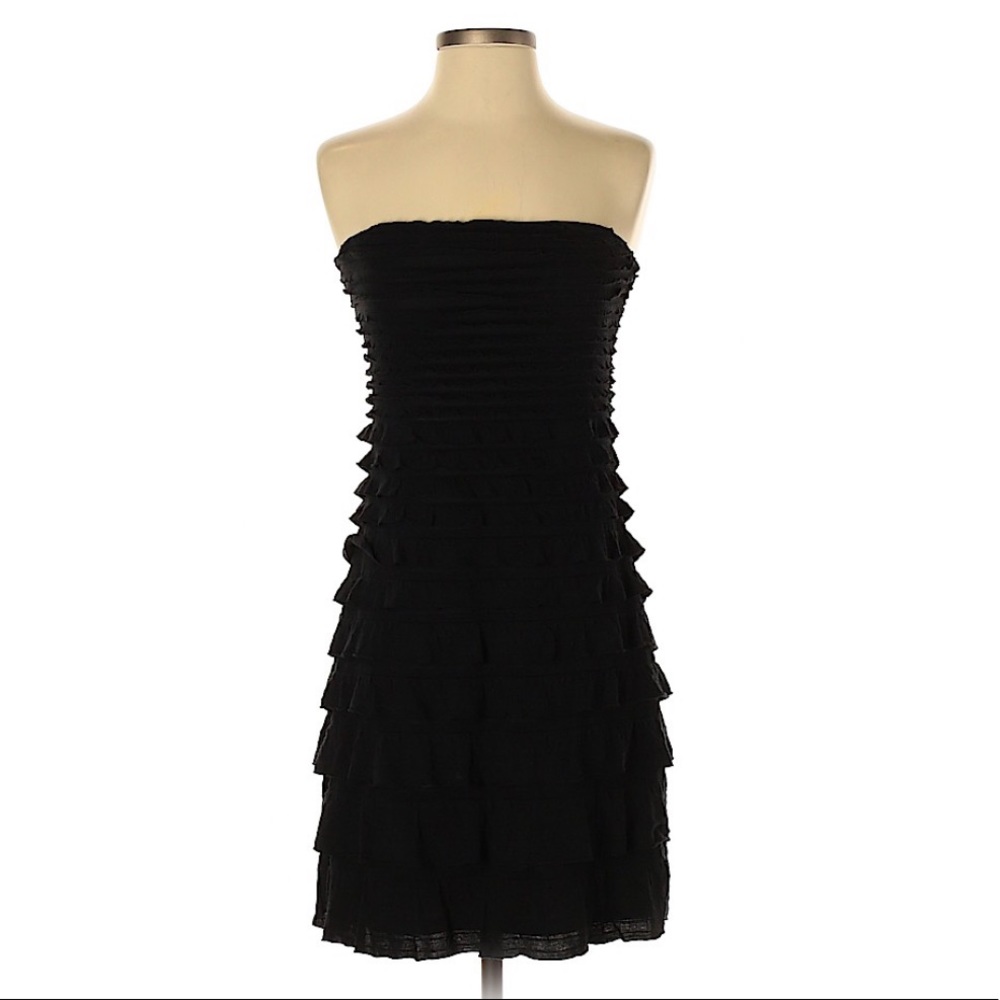 Express Strapless Tier Dress